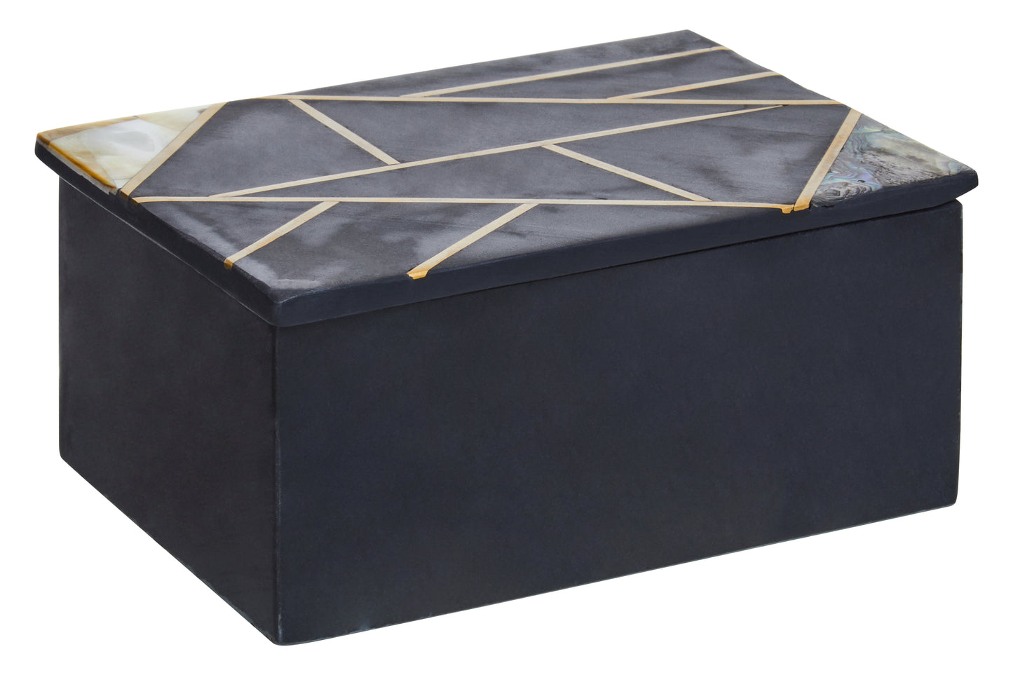 Oriana Large Black Slate Trinket Box