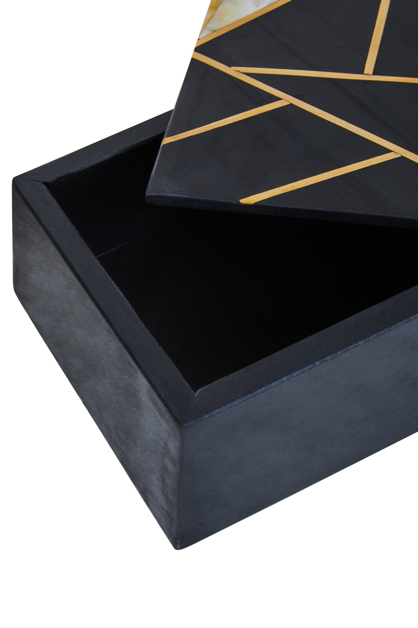 Oriana Large Black Slate Trinket Box