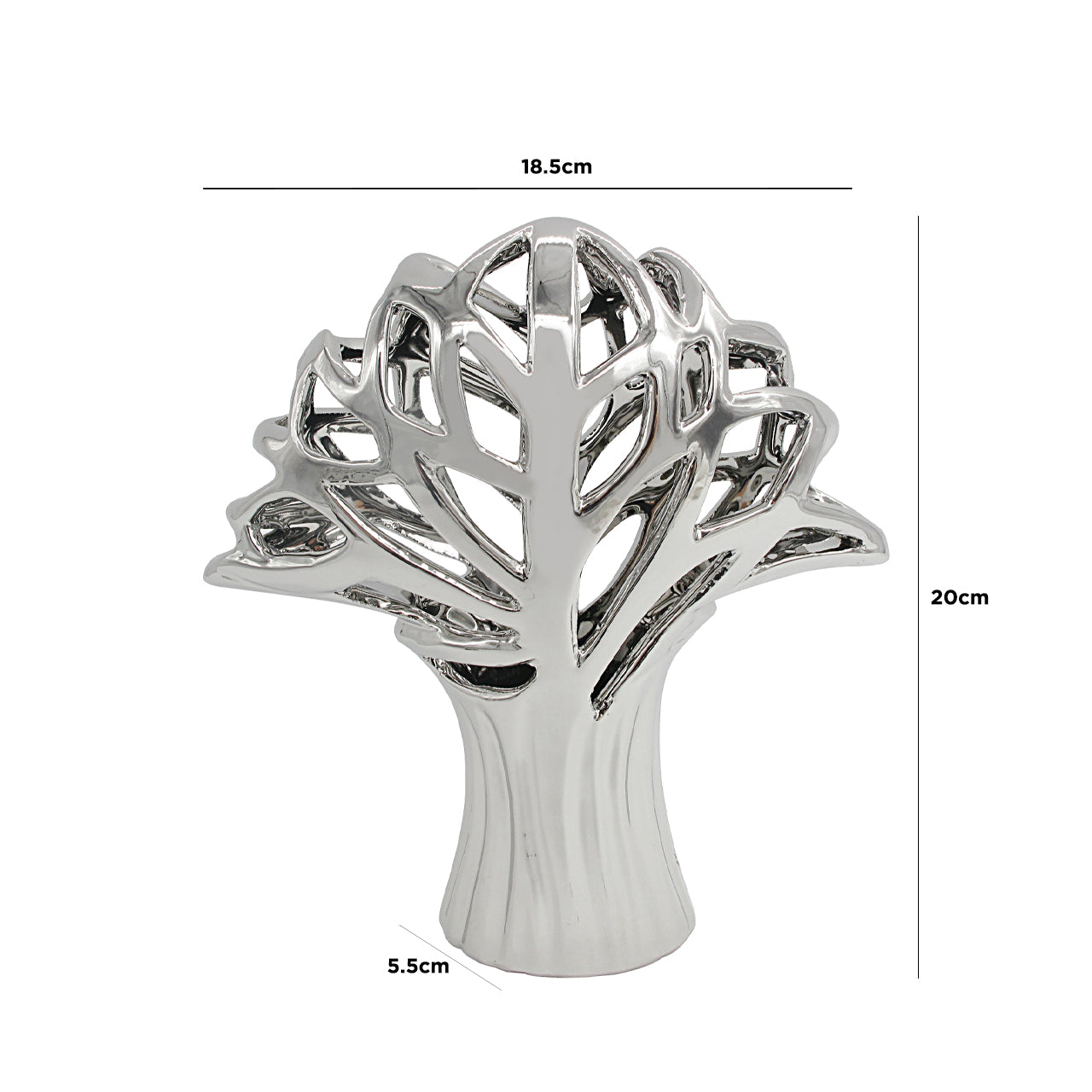 Medium Silver Tree Sculpture