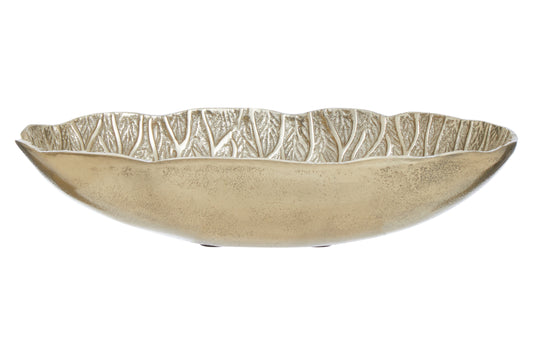 Salma Gold Finish Lotus Leaf Bowl