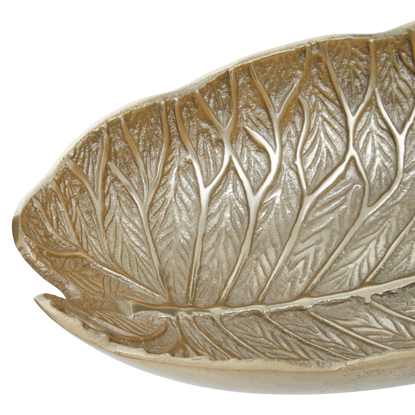 Salma Gold Finish Lotus Leaf Bowl