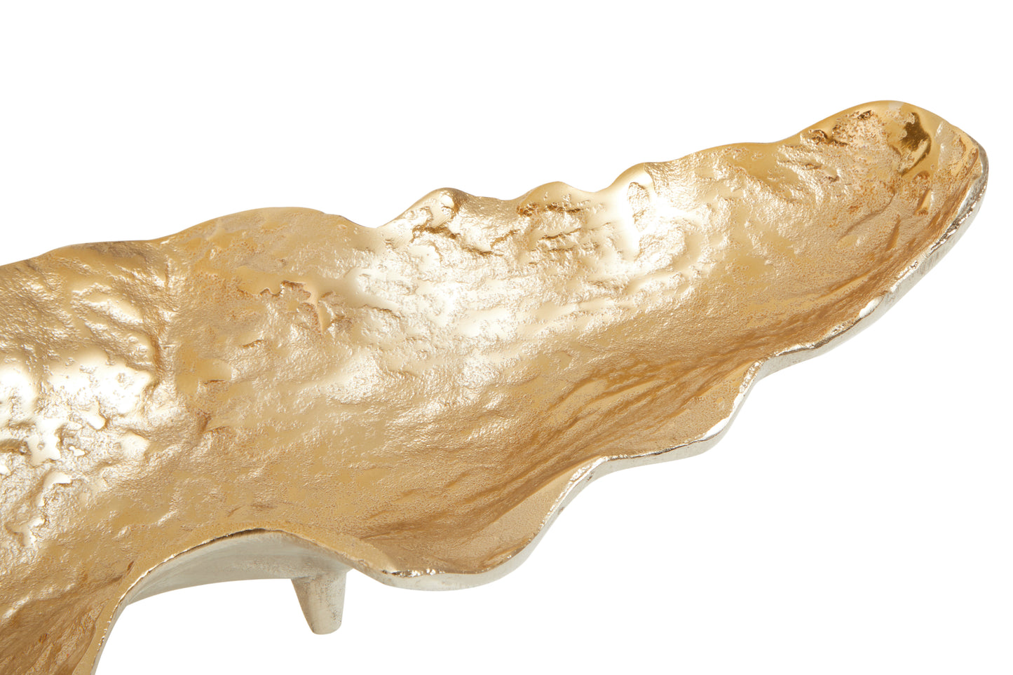 Dion Large Ombre Silver and Gold Finish Dish