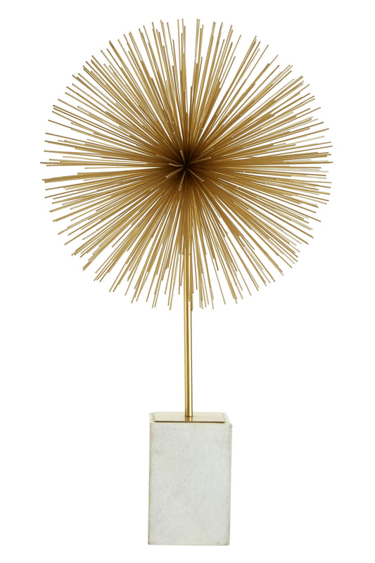 Mirano Gold Finish Starburst Sculpture