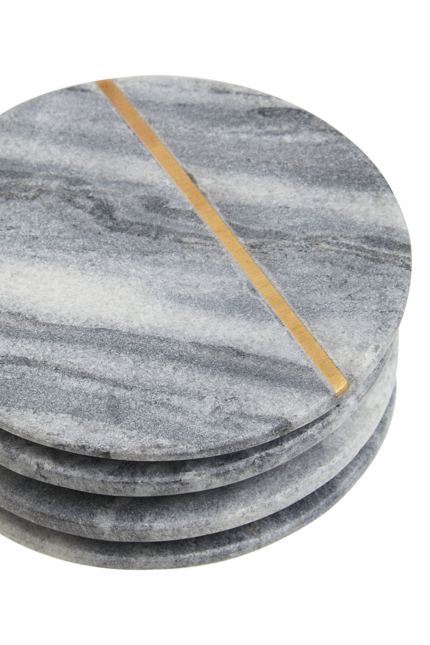 Kira Grey Marble Coasters