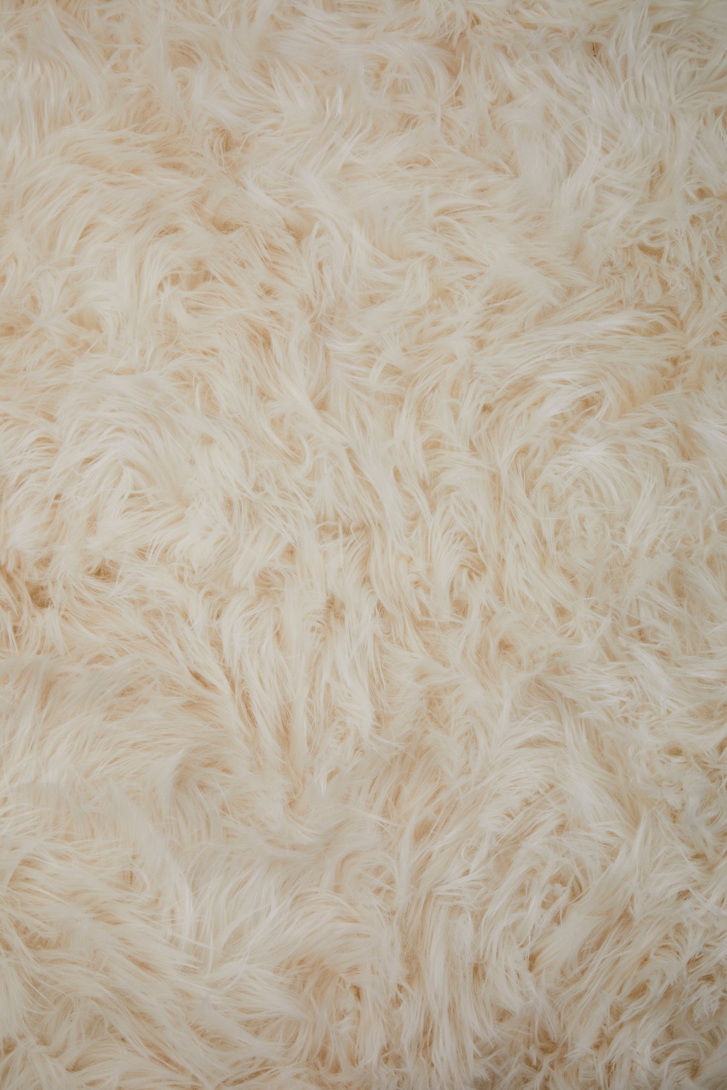 Bosie Lamina Cream Fur Throw