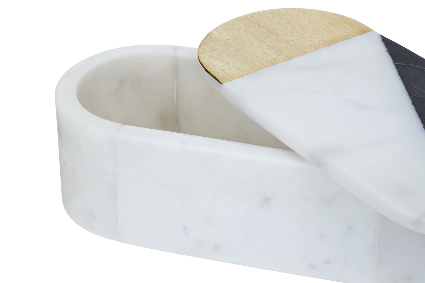 Omari Oblong Marble Trinket Box