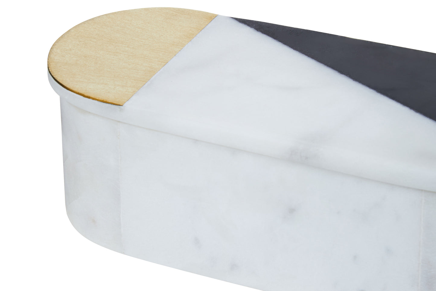 Omari Oblong Marble Trinket Box