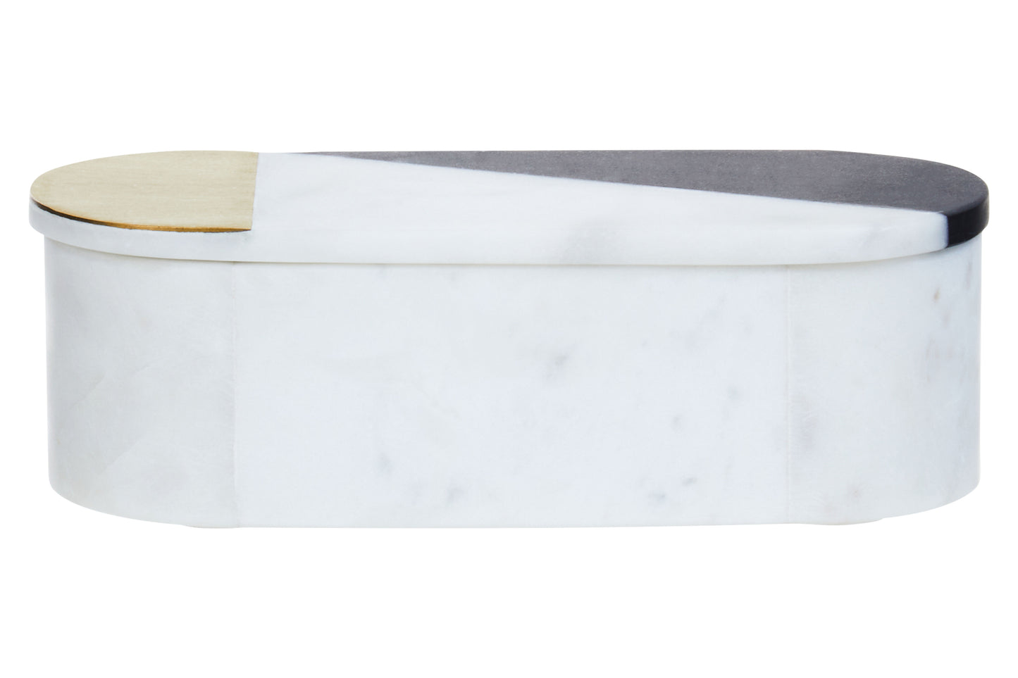 Omari Oblong Marble Trinket Box