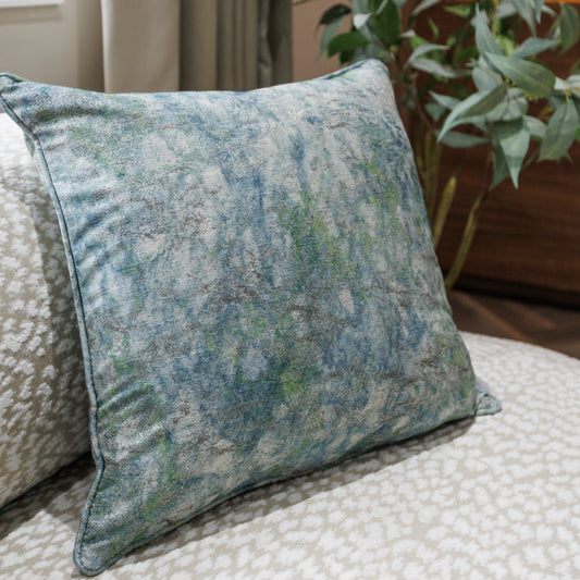 Feather filled cushion